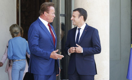Emmanuel Macron i Arnold Schwarzenegger walczą o klimat