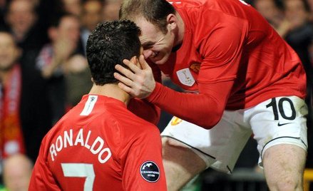 Manchester United - Inter mediolan 2:0. radość po golu Ronaldo