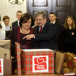 Para prezydencka podczas finału Szlachetnej Paczki w 2011