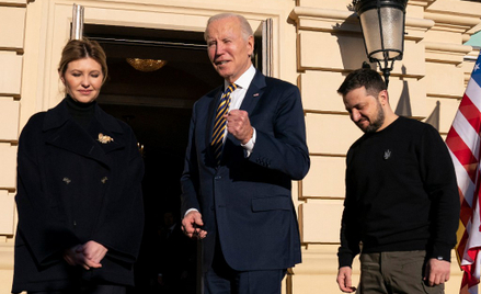 Joe Biden miał kilka opcji wizyty na Ukrainie. Wybrał Kijów
