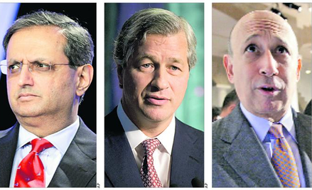 Dla Vikrama Pandita, prezesa Citigroup, Jamie’ego Dimona, szefa JP Morgan i Lloyda Blankfeina, preze