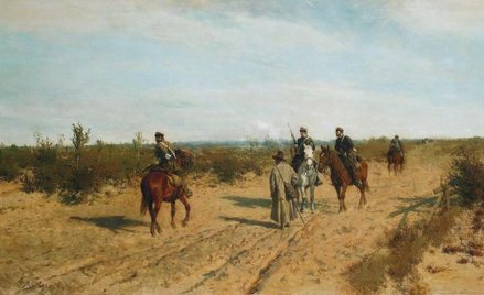 "Patrol powstańczy”, obraz Maksymiliana Gierymskiego.