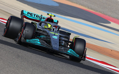 Lewis Hamilton (Mercedes) w Bahrajnie