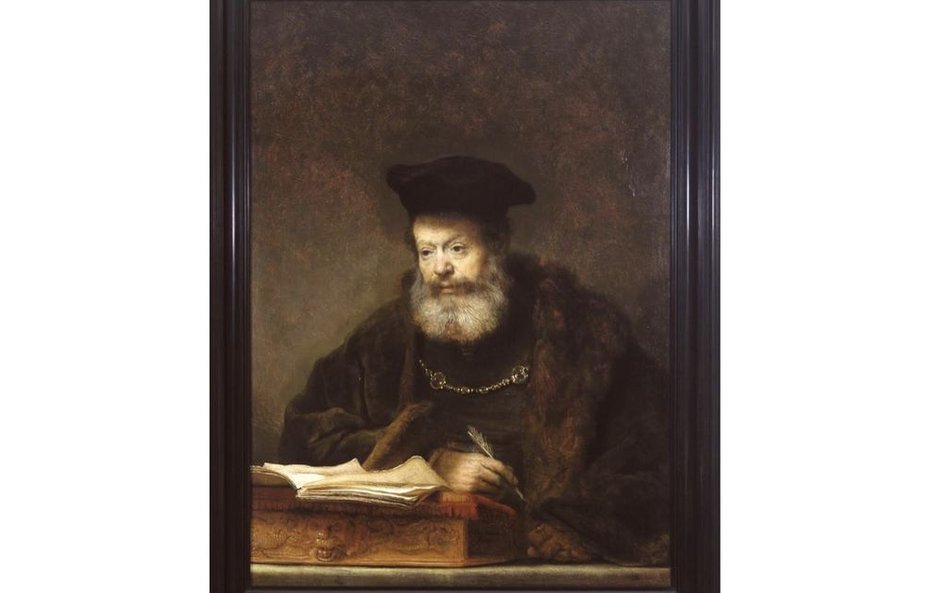 Rembrandt „Uczony przy pulpicie”