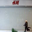 Zamkniety sklep H&M w Moskwie