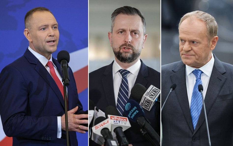 Karol Nawrocki, Władysław Kosinia-Kamysz i Donald Tusk