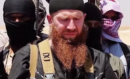 Abu Omar asz-Sziszani, zdjęcie wykonane w połowie 2014 roku w nieznanym miejscu w północej Syrii lub