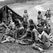 W II RP harcerstwo było bardzo popularną organizacją. Na zdjęciu: harcerki na obozie w lipcu 1930 ro
