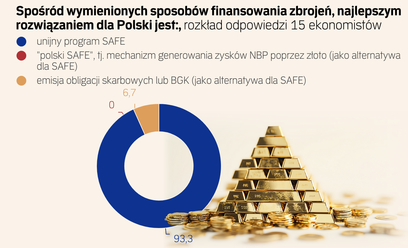 Panel Ekonomistów „Rzeczpospolitej”: NBP nie powinien angażować się w polski SAFE 0 proc.