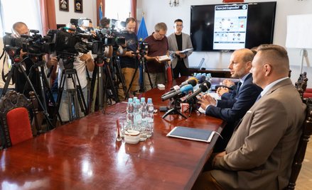 Konferencja prasowa władz Rzeszowa, 24 sierpnia