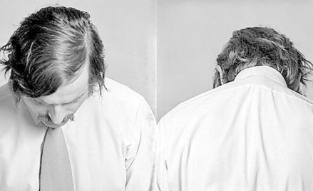 Krzysztof Wodiczko „Autoportret podwójny”, 1974