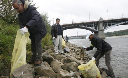Akcja "Sprzątanie świata" zawitała nad Wisłę