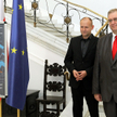 Dariusz Barski (L) i Bogdan Święczkowski (P) w Sejmie. Zdjęcie z 2011 r.