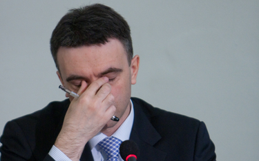 Piotr Ryba (na zdjęciu z 2010 roku w czasie przesłuchania przed komisją śledczą ds. nacisków) w liśc