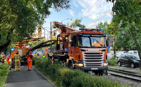 Trasa jest zablokowana w obu kierunkach