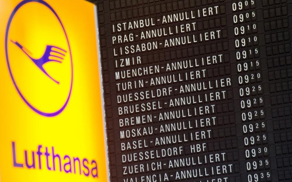 Lufthansa: pasażerowie na lodzie