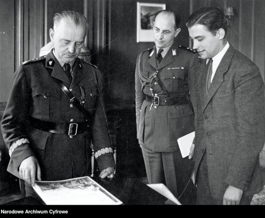 Od lewej: generał Władysław Sikorski, naczelny wódz, i premier Rzeczypospolitej Polskiej na Uchodźst