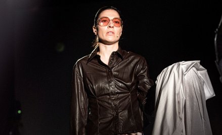 Radio Mariia” – najnowsza premiera stołecznego Teatru Powszechnego. Na zdjęciu Oksana Czerkaszyna