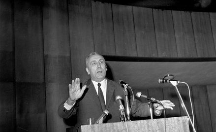 Edward Gierek w szczecińskiej Stoczni im. Warskiego, 24 stycznia 1971 r.