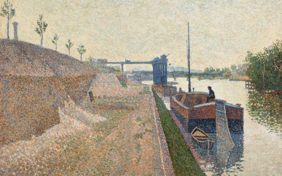 Paul Signac "Quai de Clichy. Temps Gris"
