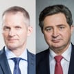 Michał Gajewski, prezes Santander Bank Polska, Brunon Bartkiewicz, prezes ING Bank Śląski oraz Roy P