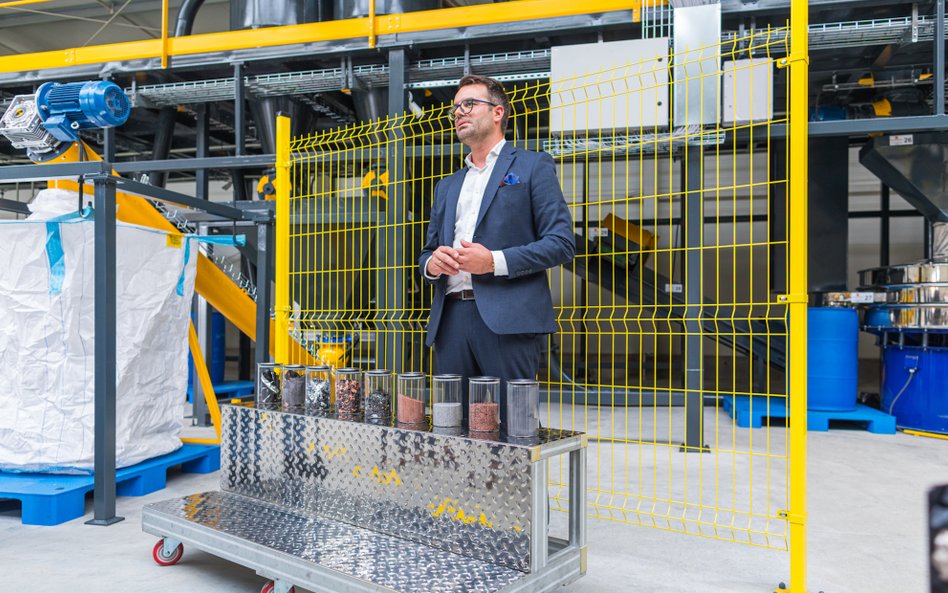 Filip Gabryelewicz, dyrektor ds. Rozwoju Biznesu Wastes Service Group. Nowy zakład Wastes Service Gr