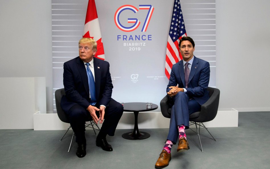 Donald Trump i premier Kanady Justin Trudeau