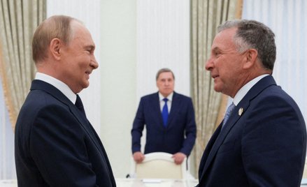Władimir Putin i Steve Witkoff, wysłannik Donalda Trumpa tuż przed rozpoczęciem rozmów w Moskwie