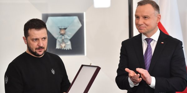 Karol Nawrocki nie odbierze orderu Wołodymyrowi Zełenskiemu. Wymagana jest zgoda Donalda Tuska