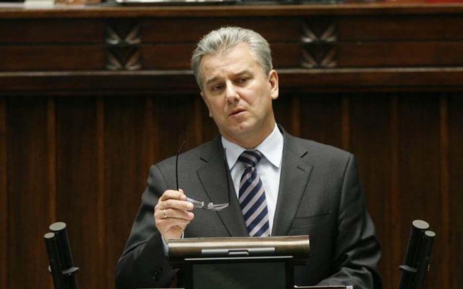 Cezary Grabarczyk w Sejmie