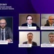 Uczestnicy debaty „Hossa na giełdzie – ciekawe branże, dywidendowe perełki, regiony świata”, która o