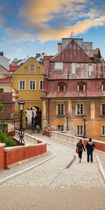 Lublin - uroki tego miasta skutecznie przyciągają zagranicznych turystów.