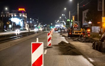 Drogowcy zajmą dwa pasy jezdni w kierunku Raszyna