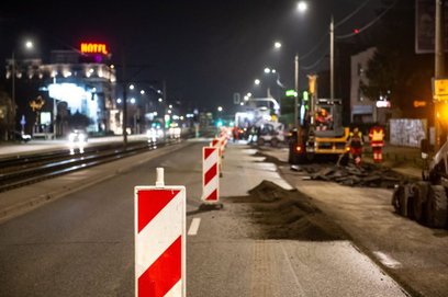 Drogowcy zajmą dwa pasy jezdni w kierunku Raszyna