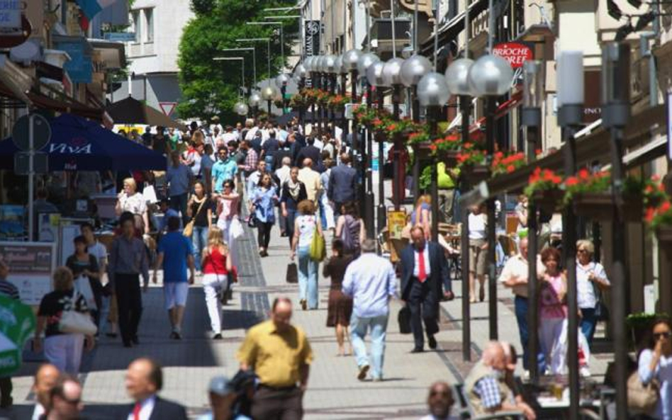 Centrum Luksemburga tętni życiem w porze obiadowej, wieczorem jest raczej spokojne. Fot. Wolfgang vo