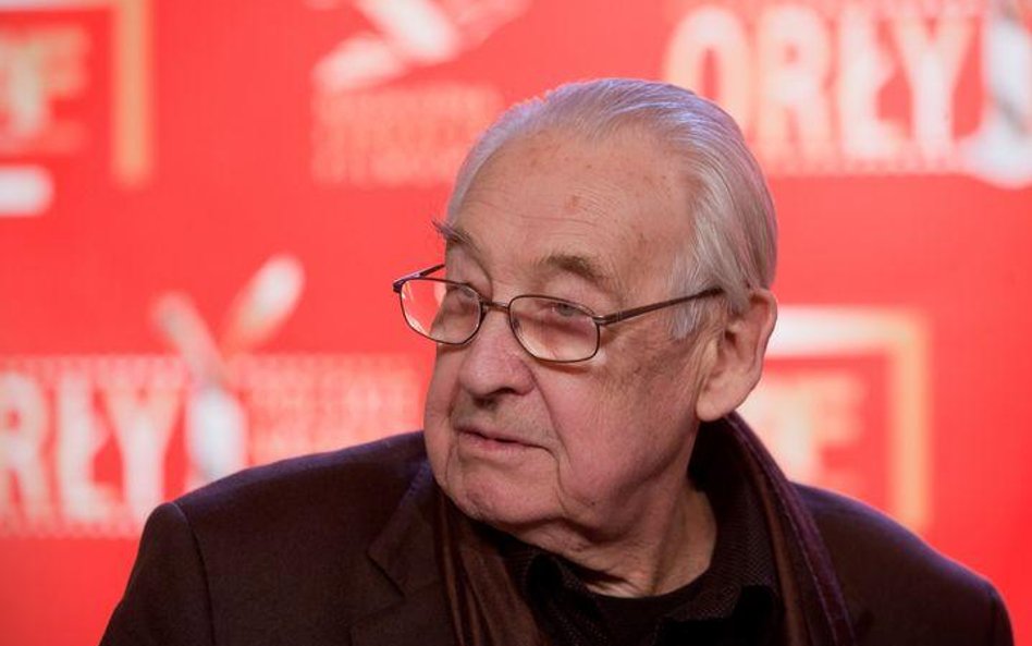 Andrzej Wajda na wręczeniu filmowych Orłów