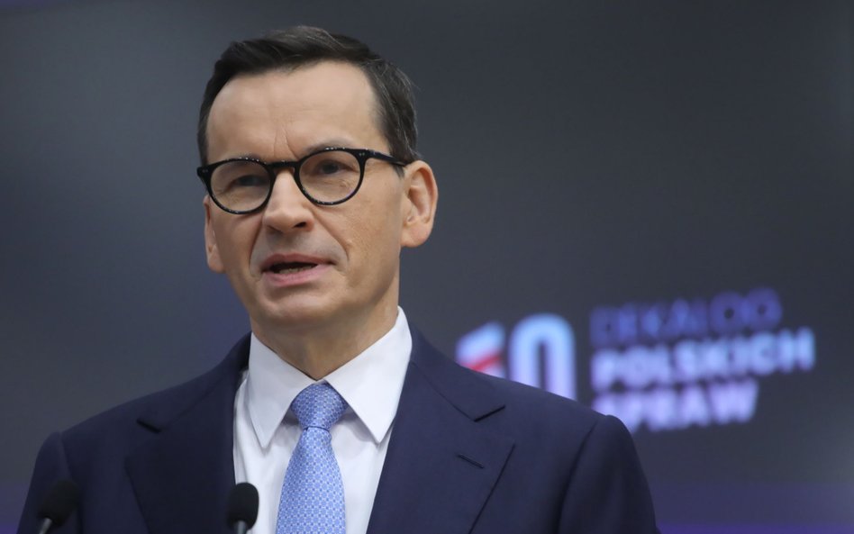 Premier Mateusz Morawiecki