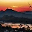 Zachód słońca w Luang Prabang