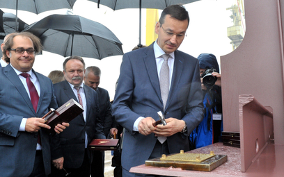 Czerwiec 2017 r. Ówczesny wicepremier, minister rozwoju i finansów Mateusz Morawiecki podczas uroczy