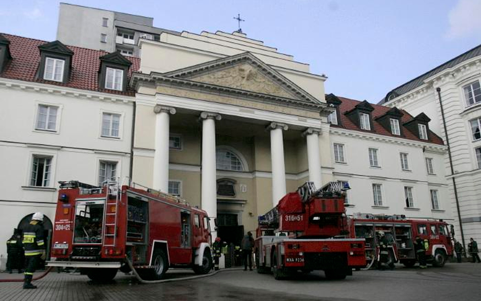 Po pożarze w Kościele Środowisk Twórczych