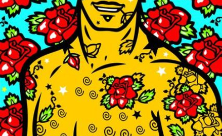 Yasen Zgurovski, Rose Vector Illustration, 2008; grafika komputerowa; 100 x 120 cm; własność prywatn