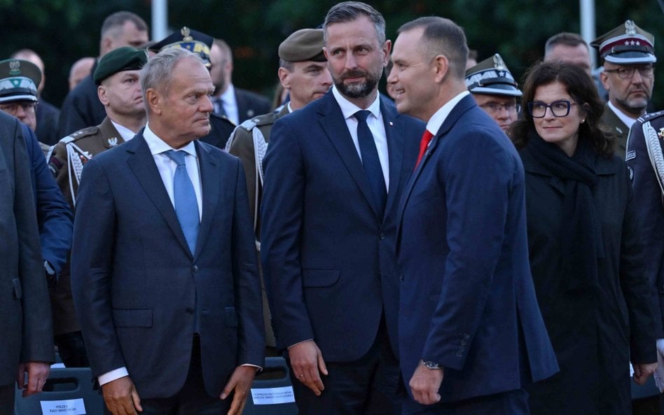 Donald Tusk i Karol Nawrocki