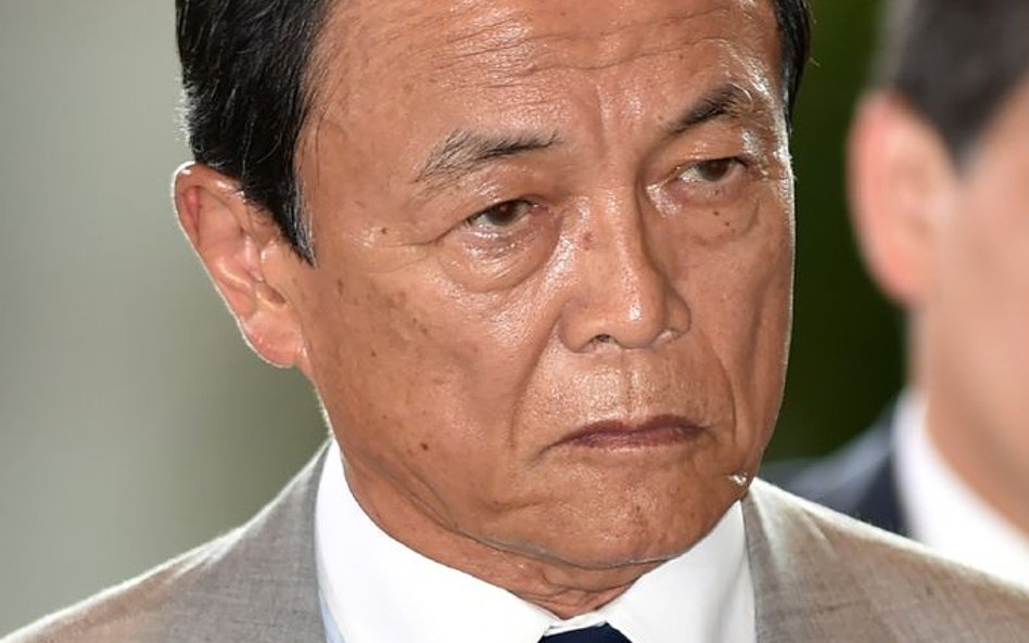 Japoński minister finansów Taro Aso