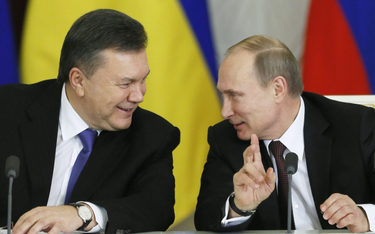 Wiktor Janukowycz i Władimir Putin na Kremlu, fotografia z 2013 r.