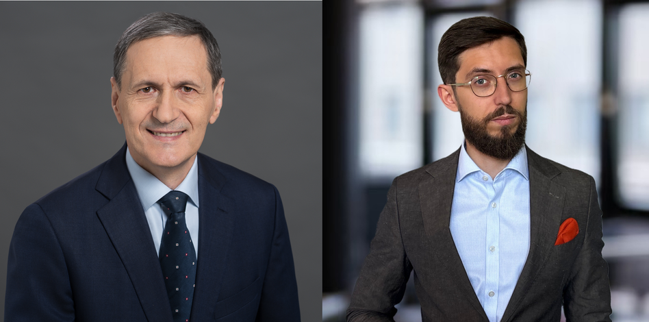 Jacek Kosiec i Rafał Kowalczyk, prezes i wiceprezes Związku Polskich Przedsiębiorców Przemysłu Kosmi