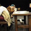 Rafał Rutkowski, Jan monczka i Zuza Grabowska w "Kubusiu Fataliście i jego panu" Teatru Montowni na 