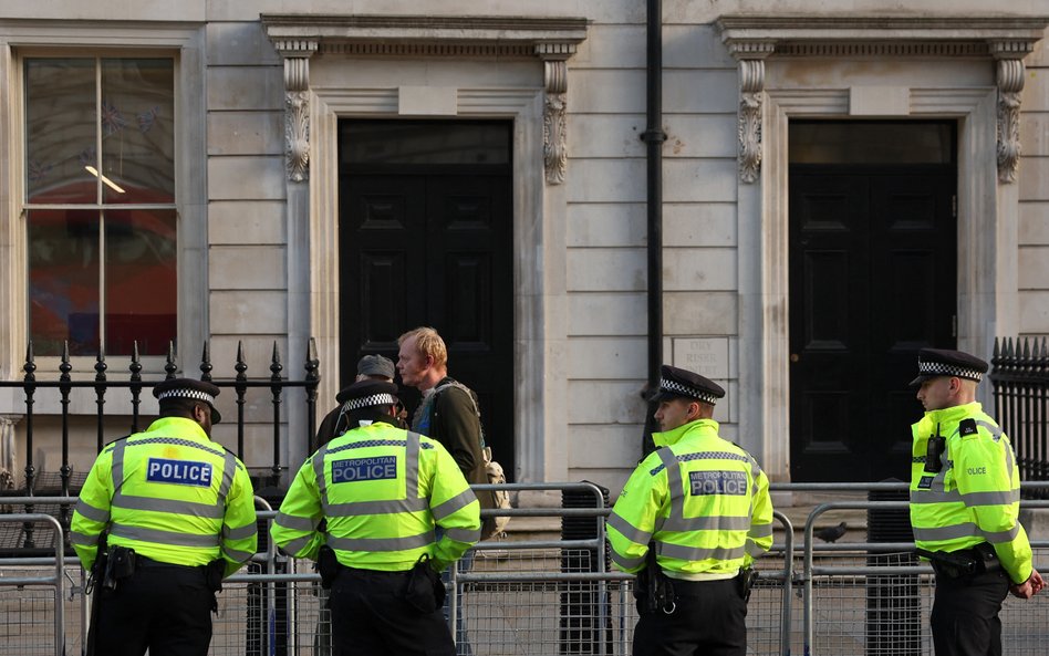 Tłum na propalestyńskim wiecu w Londynie. Policja spodziewa się zamieszek