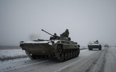 Ukraińskie wozy bojowe w obwodzie donieckim