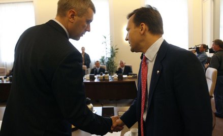 Roman Giertych i Radek Sikorski