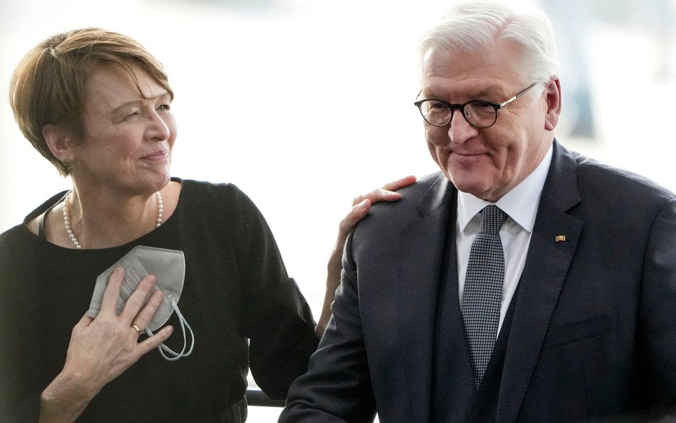 Frank-Walter Steinmeier z żoną,  Elke Buedenbender